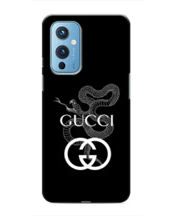 Чохол для OnePlus 9 з картинкою «Gucci — срібна змія»