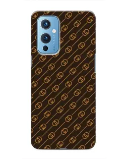 Чохол для OnePlus 9 з картинкою «Gucci — золоті діагоналі»