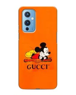 Чохол для OnePlus 9 з картинкою «Міккі Маус Gucci — помаранч»