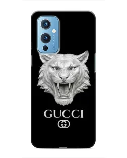Чохол для OnePlus 9 з картинкою «Gucci — срібний лев»