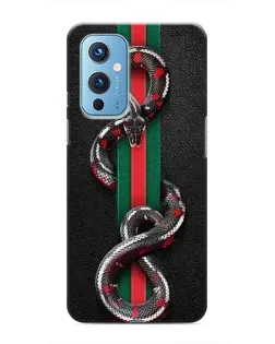 Чохол для OnePlus 9 з картинкою «Gucci — змія на смузі»