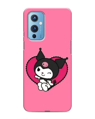 Чохол для OnePlus 9 з картинкою «Kuromi — любов у серці»