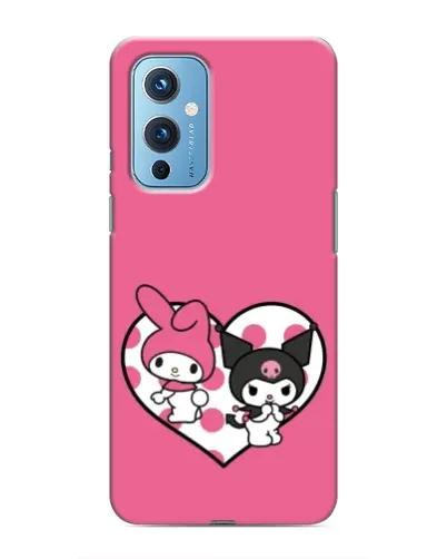 Чохол для OnePlus 9 з картинкою «Kuromi та My Melody»
