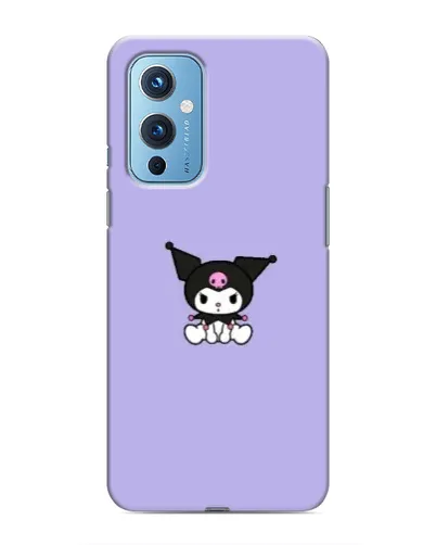 Чохол для OnePlus 9 з картинкою «Kuromi — фіолетовий мінімалізм»