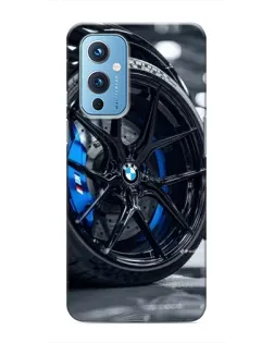 Чехол для OnePlus 9 с картинкой «Колесо BMW вблизи»