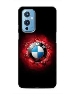 Чехол для OnePlus 9 с картинкой «Логотип BMW — вспышка»
