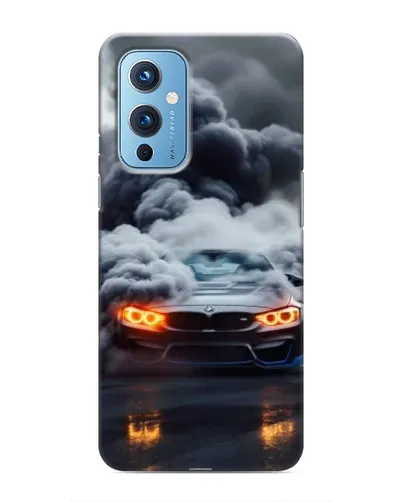 Чехол для OnePlus 9 с картинкой «BMW в дыму»