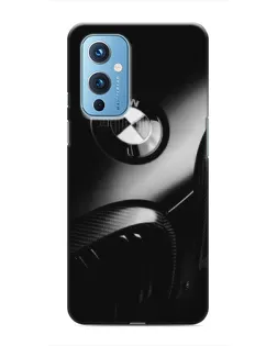 Чехол для OnePlus 9 с картинкой «Эмблема BMW — макро»