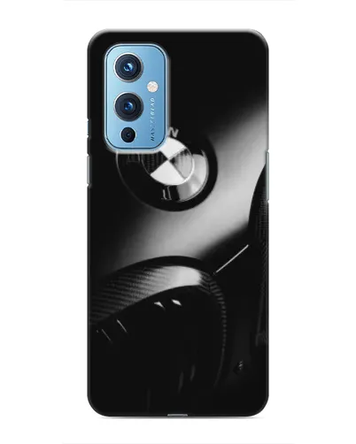Чехол для OnePlus 9 с картинкой «Эмблема BMW — макро»