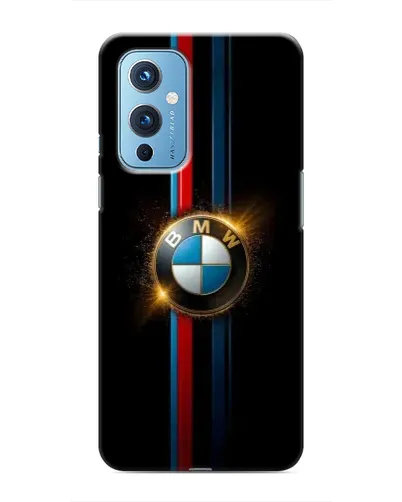 Чехол для OnePlus 9 с картинкой «BMW M-Power неон»