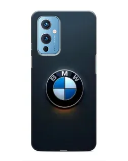 Чехол для OnePlus 9 с картинкой «Логотип BMW — минимализм»