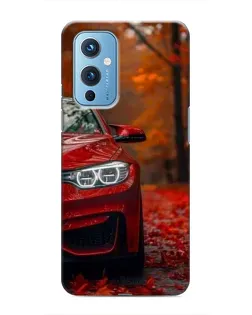 Чехол для OnePlus 9 с картинкой «Осенняя BMW M4»
