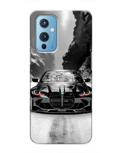 Чохол для OnePlus 9 з картинкою «BMW — акварельний дрифт» Чохол для OnePlus 9 з картинкою «BMW — акварельний дрифт»