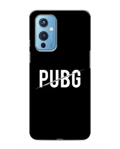 Чехол для OnePlus 9 с картинкой «PUBG — белый логотип»