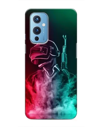 Чехол для OnePlus 9 с картинкой «PUBG — огненный воин»