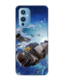 Чехол для OnePlus 9 с картинкой «Десант PUBG — прыжок»