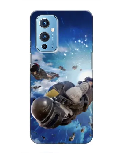 Чехол для OnePlus 9 с картинкой «Десант PUBG — прыжок»