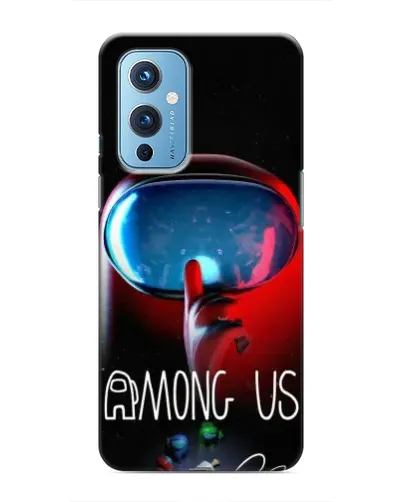 Чехол для OnePlus 9 с картинкой «Красный импостер — макро» Чехол для OnePlus 9 с картинкой «Красный импостер — макро»