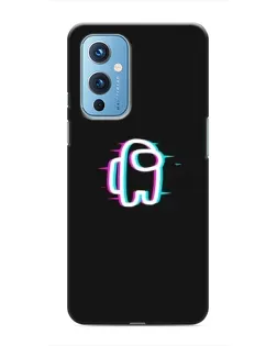 Чехол для OnePlus 9 с картинкой «Among Us неон»
