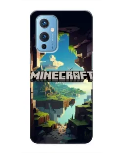 Чехол для OnePlus 9 с картинкой «Пещера Майнкрафт» Чехол для OnePlus 9 с картинкой «Пещера Майнкрафт»