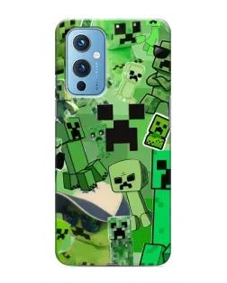 Чехол для OnePlus 9 с картинкой «Криперы Minecraft» Чехол для OnePlus 9 с картинкой «Криперы Minecraft»