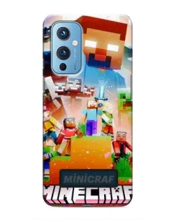 Чехол для OnePlus 9 с картинкой «Minecraft герои игры» Чехол для OnePlus 9 с картинкой «Minecraft герои игры»