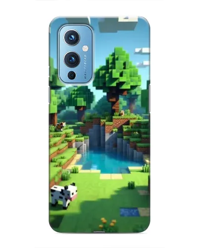 Чехол для OnePlus 9 с картинкой «Minecraft летний день»