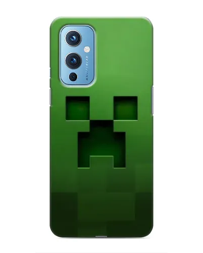 Чехол для OnePlus 9 с картинкой «Крипер микро-дизайн»