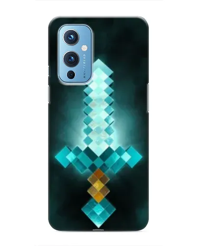 Чехол для OnePlus 9 с картинкой «Алмазный меч неон»