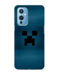 Чехол для OnePlus 9 с картинкой «Крипер текстура»