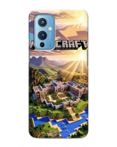 Чехол для OnePlus 9 с картинкой «Minecraft панорама»