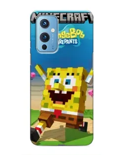 Чохол для OnePlus 9 з картинкою «Губка Боб Minecraft» Чохол для OnePlus 9 з картинкою «Губка Боб Minecraft»