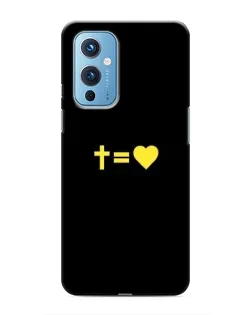 Чохол для OnePlus 9 з картинкою «Серце та Хрест»