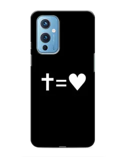Чохол для OnePlus 9 з картинкою «Хрест та Серце»