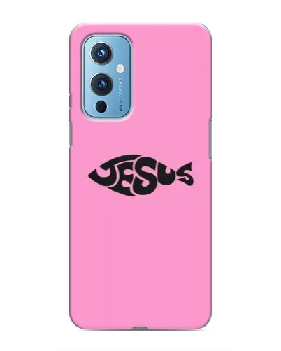 Чохол для OnePlus 9 з картинкою «Рожевий символ Jesus»