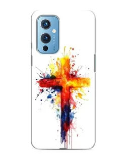 Чохол для OnePlus 9 з картинкою «Акварельний хрест»