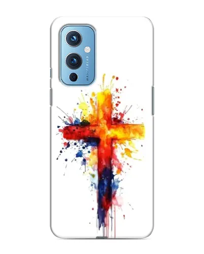 Чохол для OnePlus 9 з картинкою «Акварельний хрест»