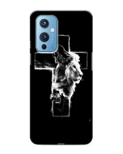 Чехол для OnePlus 9 с картинкой «Сияющий крест Jesus»