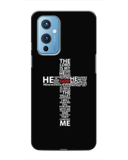 Чехол для OnePlus 9 с картинкой «Текстовый крест»