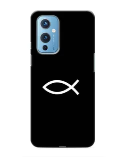 Чехол для OnePlus 9 с картинкой «Символ рыбы Jesus»