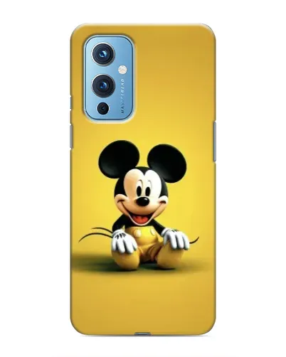 Чехол для OnePlus 9 с картинкой «Микки на желтом» Чехол для OnePlus 9 с картинкой «Микки на желтом»