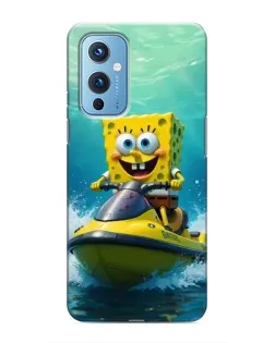 Чехол для OnePlus 9 с картинкой «Спанч Боб на гидроцикле» Чехол для OnePlus 9 с картинкой «Спанч Боб на гидроцикле»