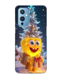 Чохол для OnePlus 9 з картинкою «Різдвяний Спанч Боб»