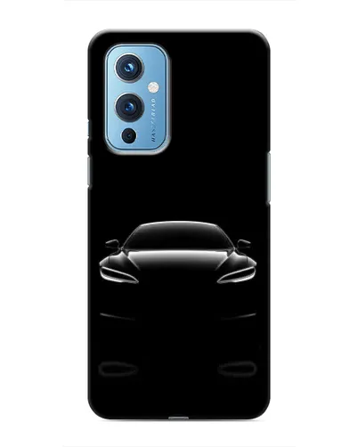Чехол для OnePlus 9 с картинкой «Силуэт Tesla Night» Чехол для OnePlus 9 с картинкой «Силуэт Tesla Night»