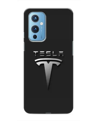 Чехол для OnePlus 9 с картинкой «Стальной логотип Tesla» Чехол для OnePlus 9 с картинкой «Стальной логотип Tesla»