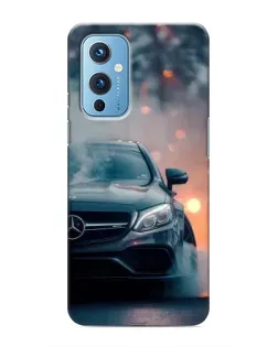 Чехол для OnePlus 9 с картинкой «Mercedes — ночной город» Чехол для OnePlus 9 с картинкой «Mercedes — ночной город»