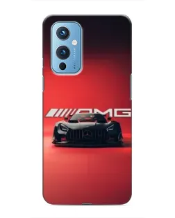 Чехол для OnePlus 9 с картинкой «Mercedes AMG — красная линия»