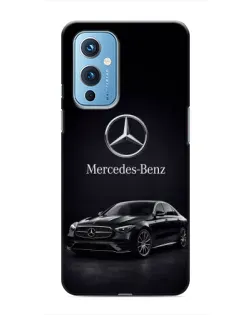 Чехол для OnePlus 9 с картинкой «Mercedes — решетка радиатора»