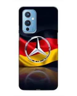 Чехол для OnePlus 9 с картинкой «Mercedes — флаг Германии»