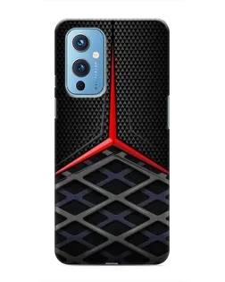 Чехол для OnePlus 9 с картинкой «Mercedes Carbon Grid»